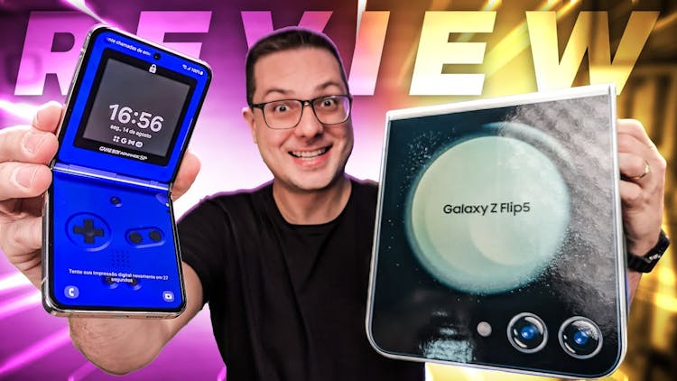 Galaxy Z FLIP 5!! O novo DOBRÁVEL da SAMSUNG é PRA VOCÊ?! Review COMPLETO!!