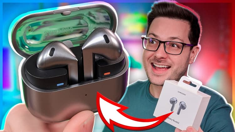 Youtube Video Galaxy Buds 3 é um FONE LOTADO de TECNOLOGIA! Samsung ACERTOU?