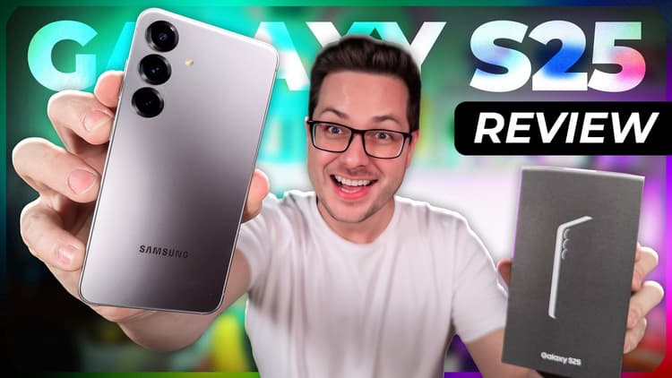 Youtube Video 🚀GALAXY S25! FOGUETINHO de MÃO!! O PODEROSO e COMPACTO da SAMSUNG! 📱