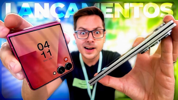 Youtube Video 🔥 Galaxy Z Fold 7, Z Flip 7 e Watch 8 na MÃO! Veja o que MUDOU! 📱⌚