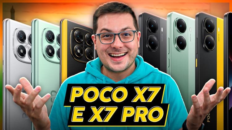 Youtube Video POCO X7 e POCO X7 PRO!! XIAOMI agora vai DESTRUIR os CONCORRENTES! Eles CHEGARAM!