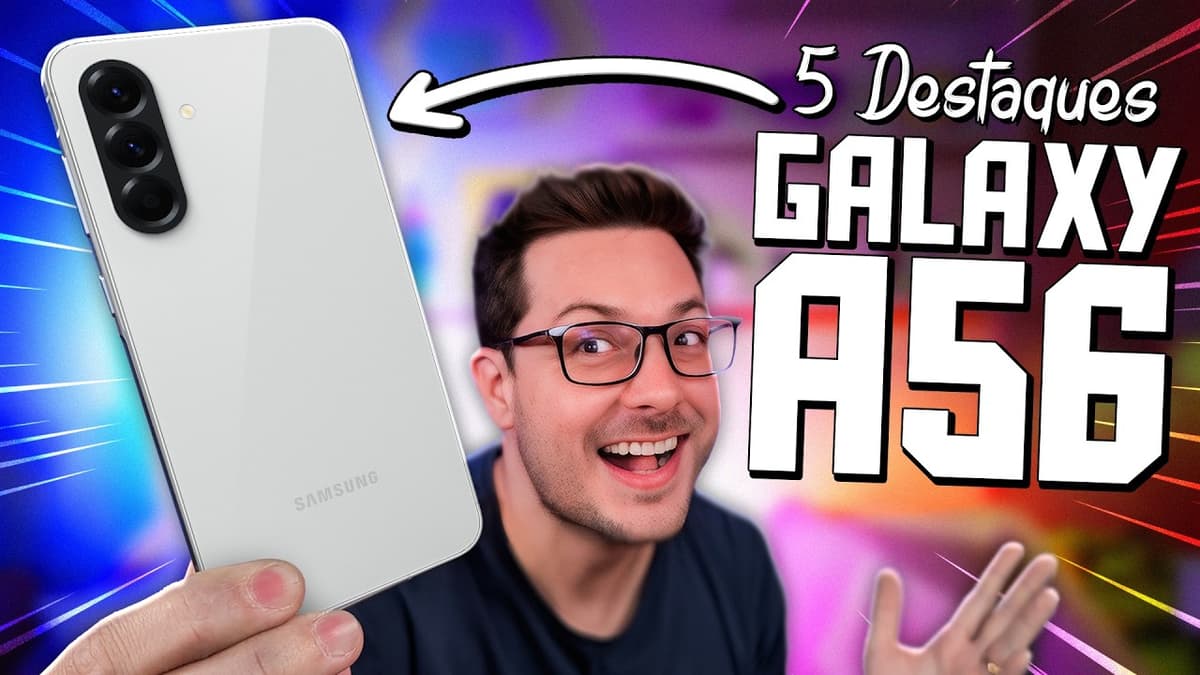 GALAXY A56! 5 MOTIVOS para AMAR (ou ODIAR?) o QUERIDINHO da Samsung! 💥