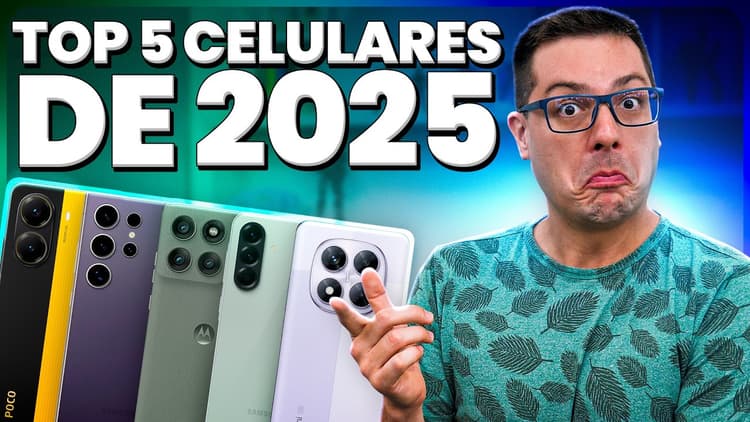 Meus 5 TOP SMARTPHONES de 2025 estão aqui! Um deles VAI TER SURPREENDER! 📲