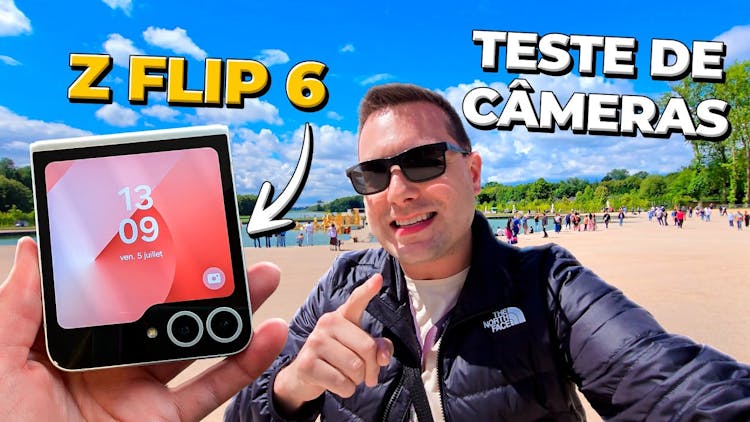 Youtube Video GALAXY Z FLIP 6!! TESTEI as NOVAS CÂMERAS | O que MUDOU?!