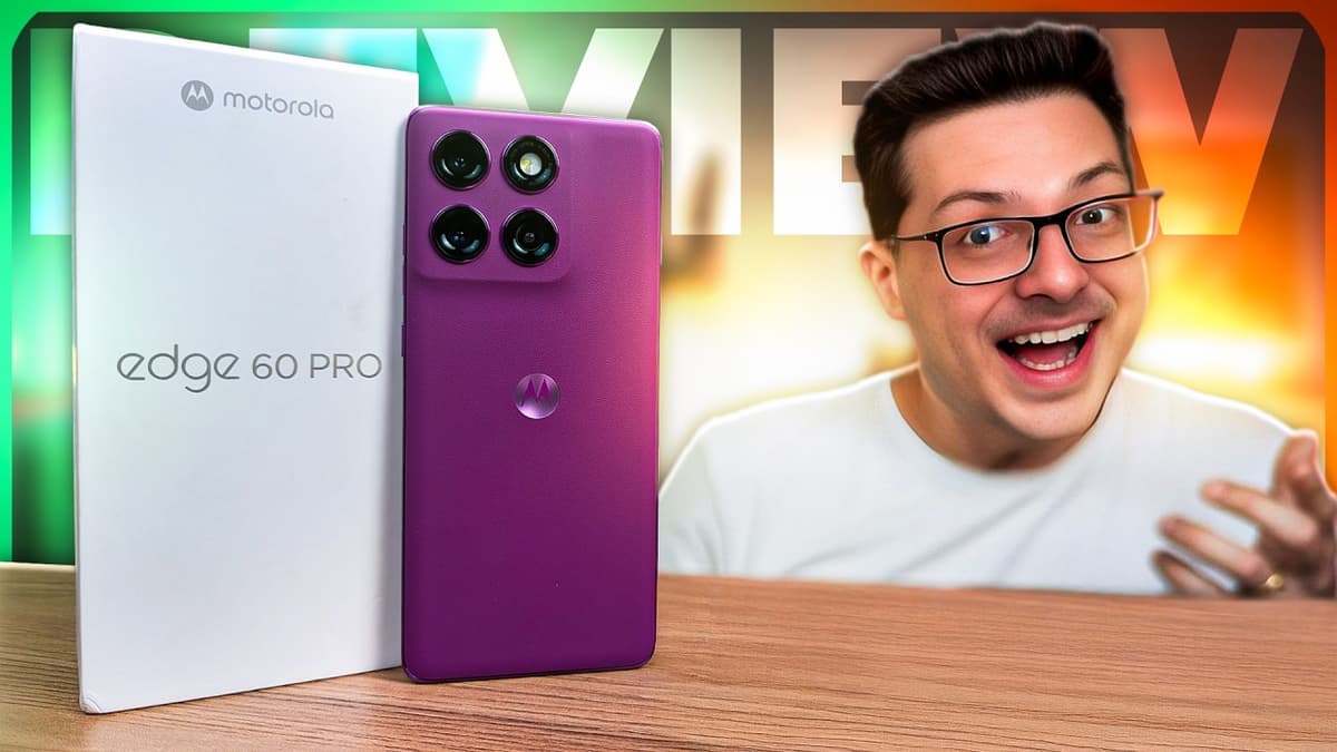 MOTO EDGE 60 PRO: o celular que NINGUÉM ESPERAVA! Bateria GIGANTE e CÂMERAS BRUTAS!