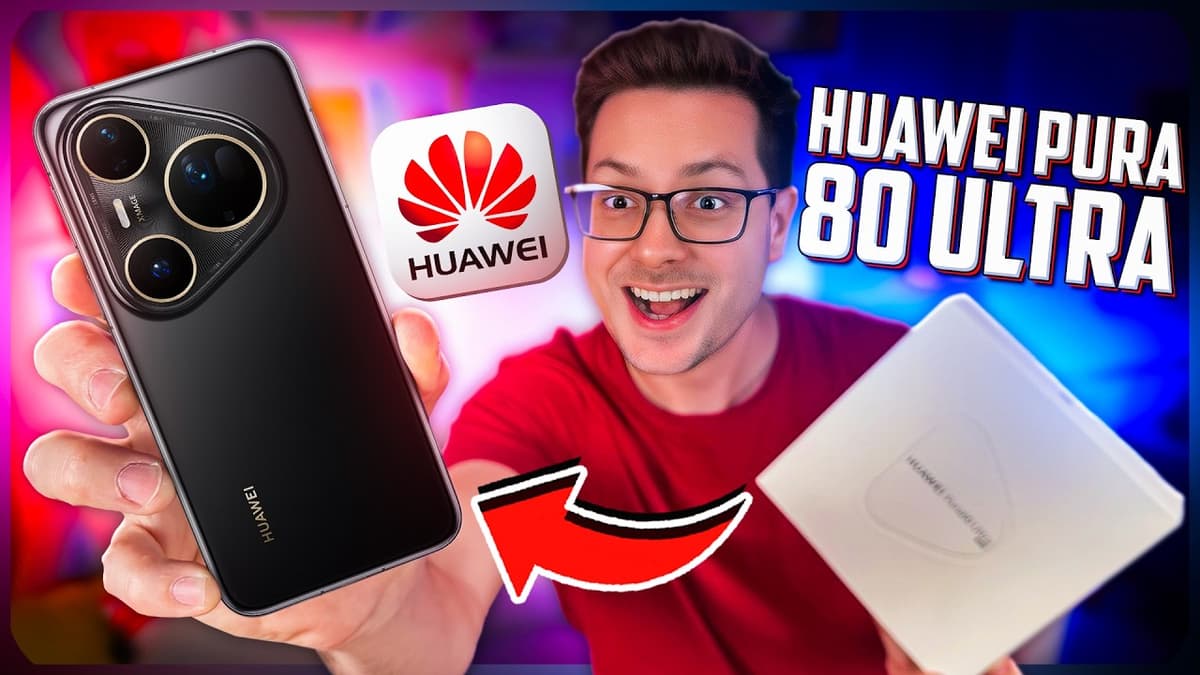 MELHOR CÂMERA de CELULAR do MUNDO?! Huawei Pura 80 Ultra IMPRESSIONA! 📸