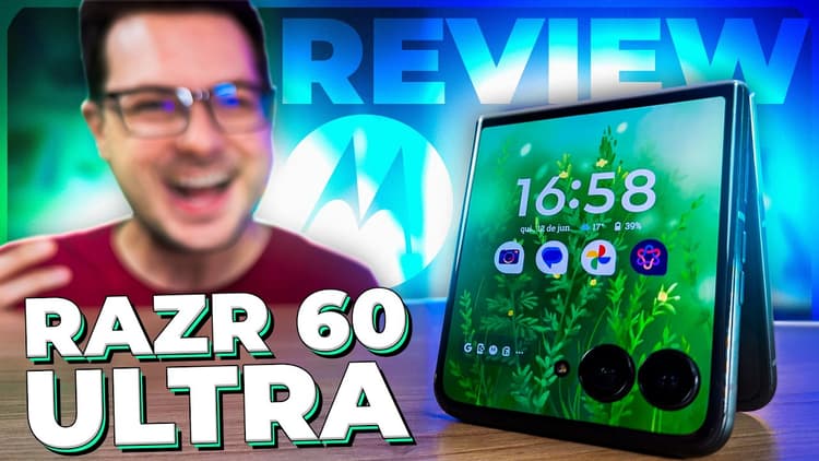 Youtube Video MOTOROLA Razr60 ULTRA! Um DOBRÁVEL de RESPEITO! REVIEW!💥