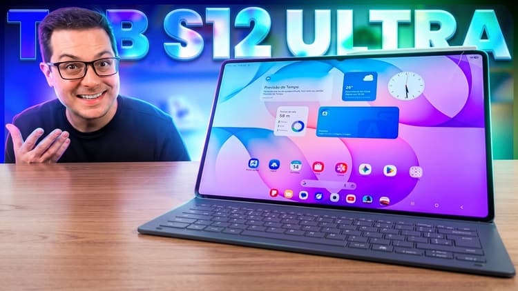 Youtube Video TABLET OU NOTEBOOK? Galaxy Tab S12 Ultra é ABSURDO!