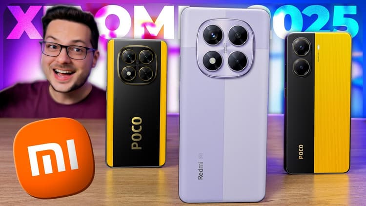 ⚠️Qual XIAOMI ESCOLHER em 2025? VEJA ESTES ANTES DE COMPRAR!