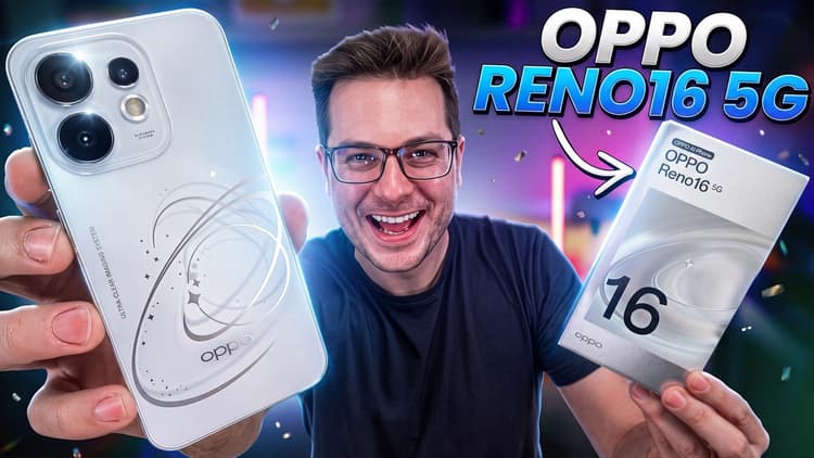 Youtube Video QUATRO CÂMERAS de 50MP! O Oppo Reno 16 5G é ABSURDO!