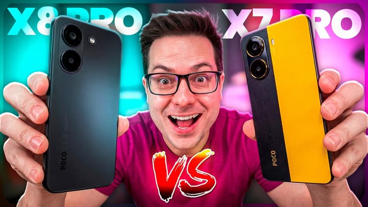 Poco X8 Pro vs Poco X7 Pro: Vale o UPGRADE ou é  MAIS do MESMO!?