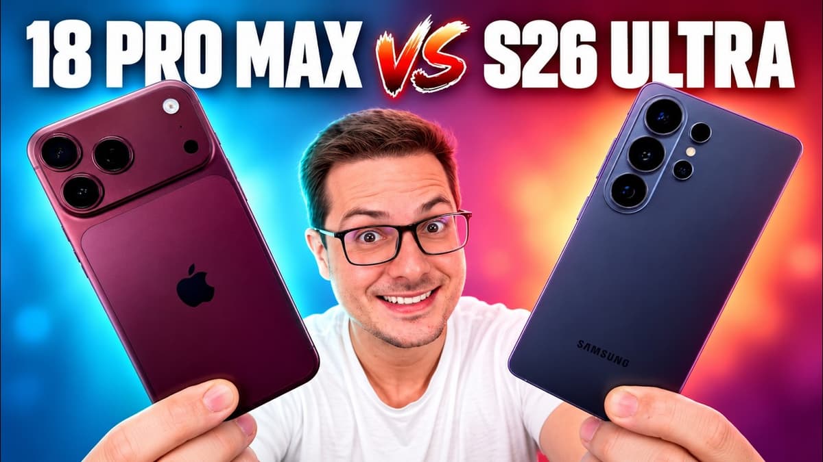 iPhone 18 Pro Max VS Galaxy S26 Ultra! QUAL VALE MAIS A PENA?
