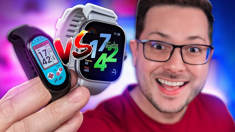 REDMI WATCH 4 vs MI BAND 9! Os MAIS VENDIDOS da XIAOMI na DISPUTA!